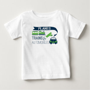 Flygplan utbildar och bilungeskjortan t-shirt