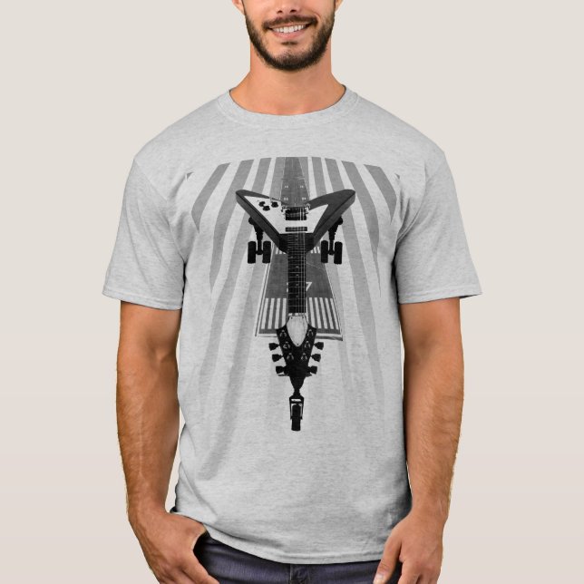 Flygplan V Jet T Shirt (Framsida)