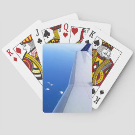 Flygplan Vinge i Himlar-foto Kortlek