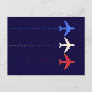 Flygplan Vykort