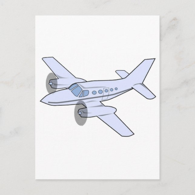 Flygplan Vykort (Framsida)