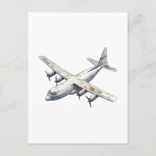 Flygplan Vykort (Framsida)