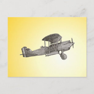 Flygplan Vykort