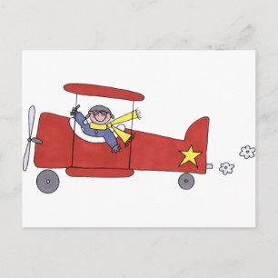 Flygplan Vykort