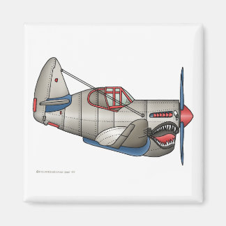 Flygplan WW2 Fighter Flygplan Magnet