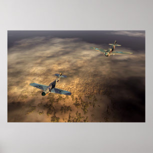 Flygplanaffisch Poster