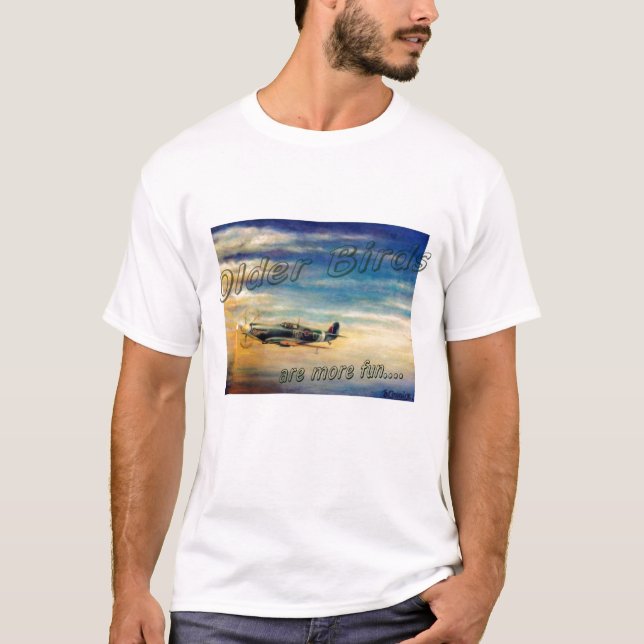 Flygplanälskare T Shirt (Framsida)