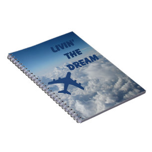 Flygplananteckningsbok Anteckningsbok