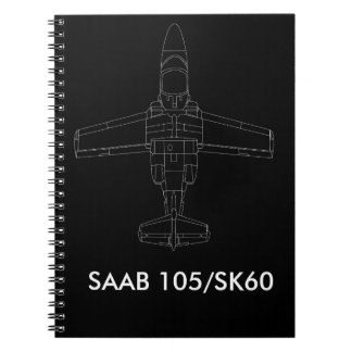 Flygplananteckningsbok för SAAB 105/SK 60 Anteckningsbok