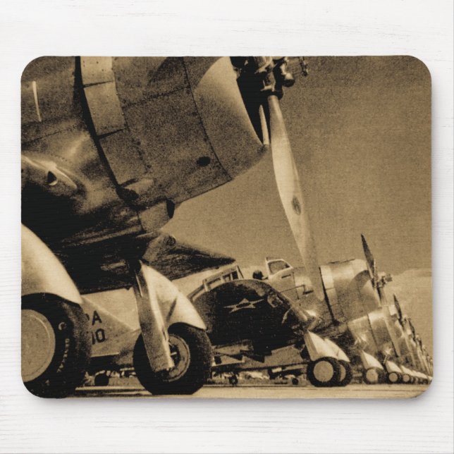 FlygplanDouglas för världskrig II SBD Dauntlesses Musmatta (Framsidan)