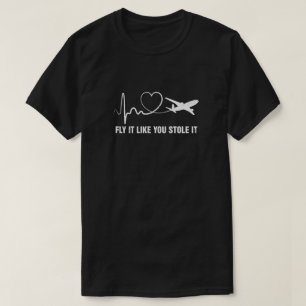 Flygplanet Flygplan svävar som om du lagrade det T Shirt