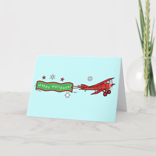 Flygplanet Glad helg jul (Framsida)