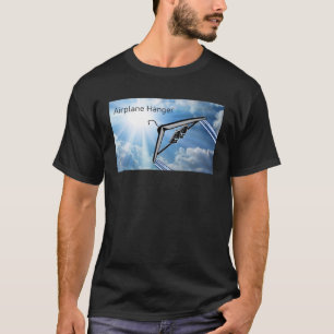 Flygplanet Hangar hängde upp på flygplatsen Häng d T Shirt