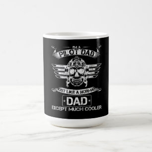 Flygplanet Pilot Pappa är bara normalt men mycket Kaffemugg