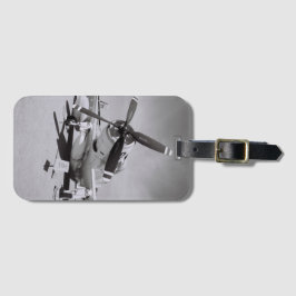 Flygplanets bagagekod bagagebricka