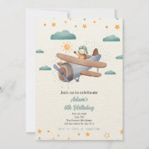 Flygplanets blått och Grönt Vattenfärgningsfödelse