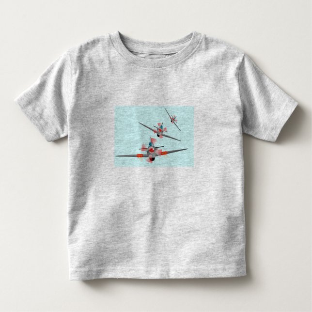 "Flygplanets dogmatch" Barns T-Shirt. T-shirt (Framsida)