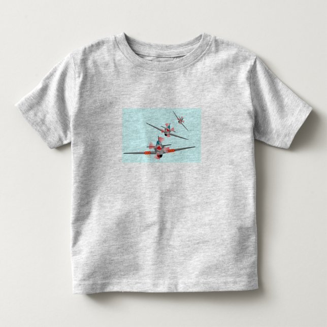 "Flygplanets dogmatch" Barns T-Shirt. Tröja (Framsida)