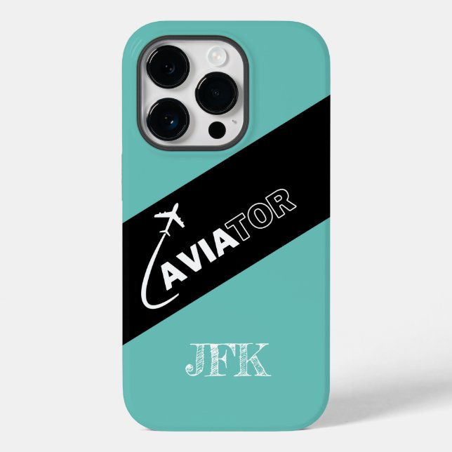 Flygplanets flygledare Grönt Black Aviation (Baksida)