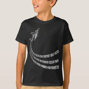 Flygplanets flygplatspilot t shirt