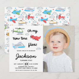 Flygplanets helikopterfoto inbjudningar