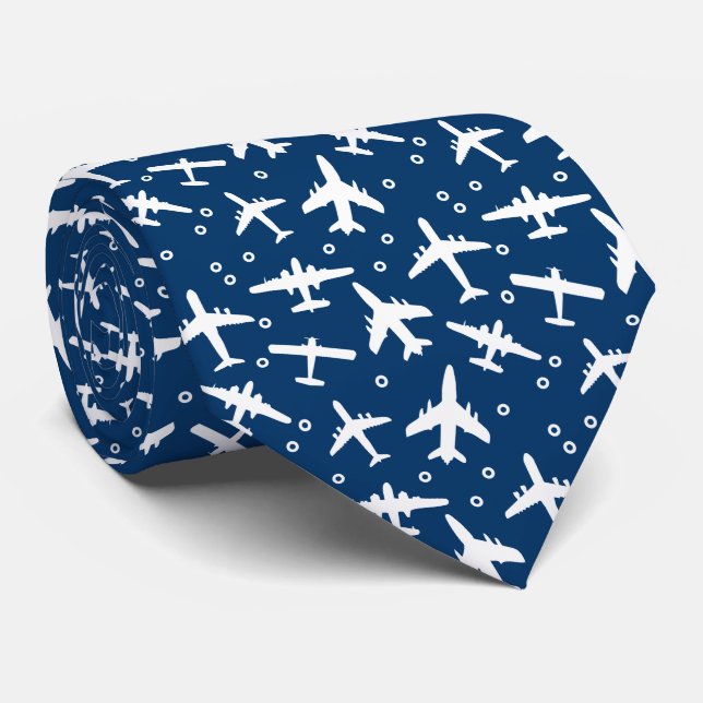 Flygplanets kapten Pilot Aviation Aircraft Mönster Slips (Rullad)