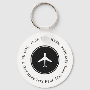 Flygplanets Logotyp Nyckelring