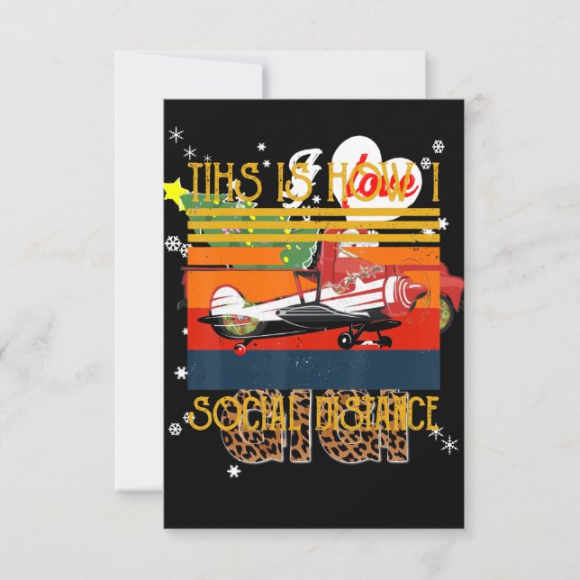 Flygplanets luftfartspilot är så här inbjudningar (Framsida)