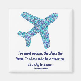 Flygplanets magnet för flygofferter