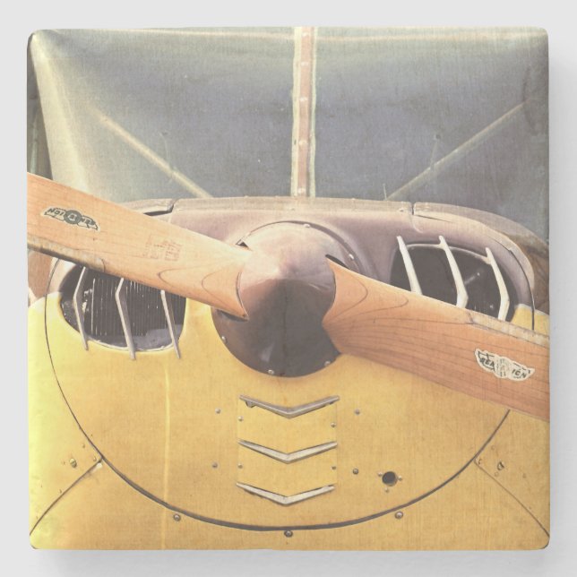 Flygplanets propeller-Gult Stenunderlägg (Framsidan)