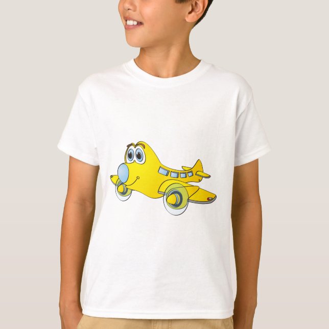 Flygplanets Tecknad T-shirt (Framsida)