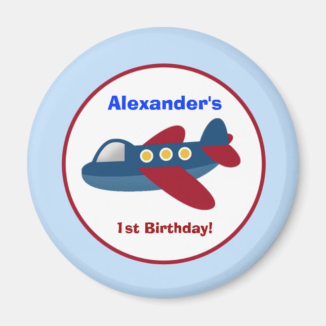 Flygplanets Transport runda Anpassningsbar-favorit Magnet (Framsidan)