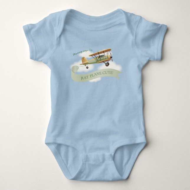 Flygplanets Vintage Baby Gift T Shirt (Framsida)