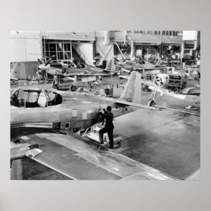 Flygplanfabrik: 1940 poster