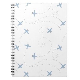 flygplanflygillustration anteckningsbok
