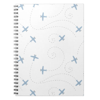 flygplanflygillustration anteckningsbok