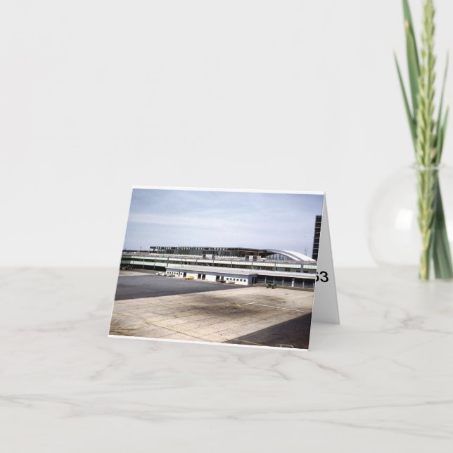 Flygplanhälsningkort Kort (Framsida)