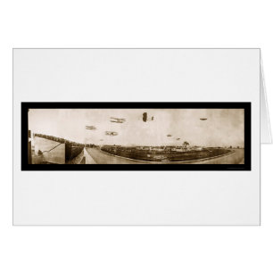FlygplanIndianapolis foto 1910 Hälsningskort