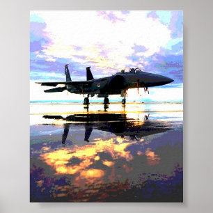 Flygplankämpejet Poster