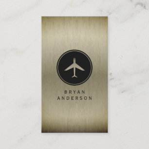 Flygplanlogotypvisitkort Visitkort