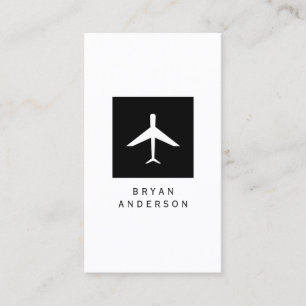 Flygplanlogotypvisitkort Visitkort