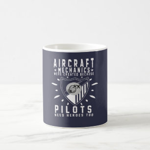 Flygplanmekaniker Kaffemugg
