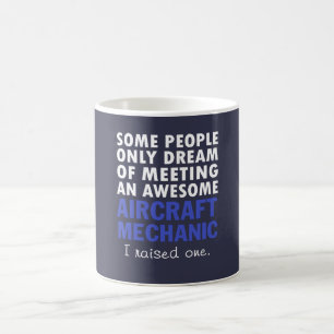 FLYGPLANMEKANIKER PAPPA KAFFEMUGG
