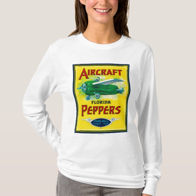Flygplanpepparetikett Tröja (Framsida)