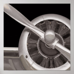 FlygplanpropellerCloseup Poster