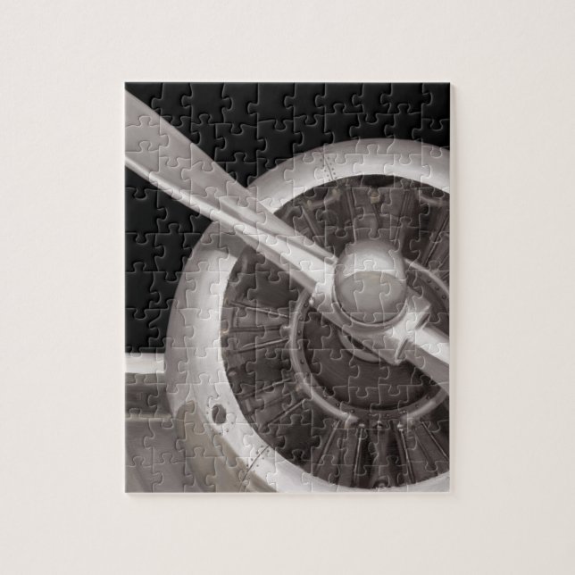 FlygplanpropellerCloseup Pussel (Vertikal)