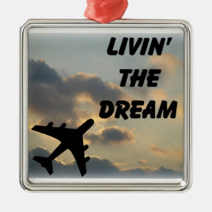 Flygplanprydnad Julgransprydnad Metall