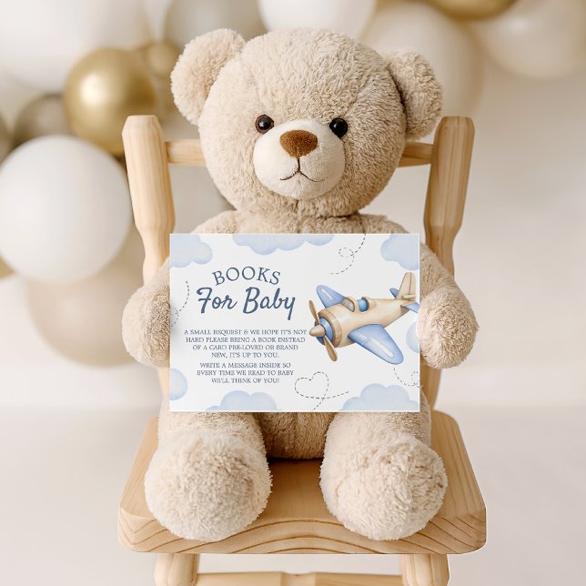Flygplans Aviatör Böcker för Baby Infogningskort Tilläggskort (Skapare uppladdad)