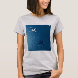 Flygplans tema design t shirt
