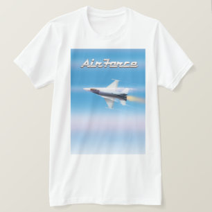 Flygplansaffisch för flygvapnet t shirt